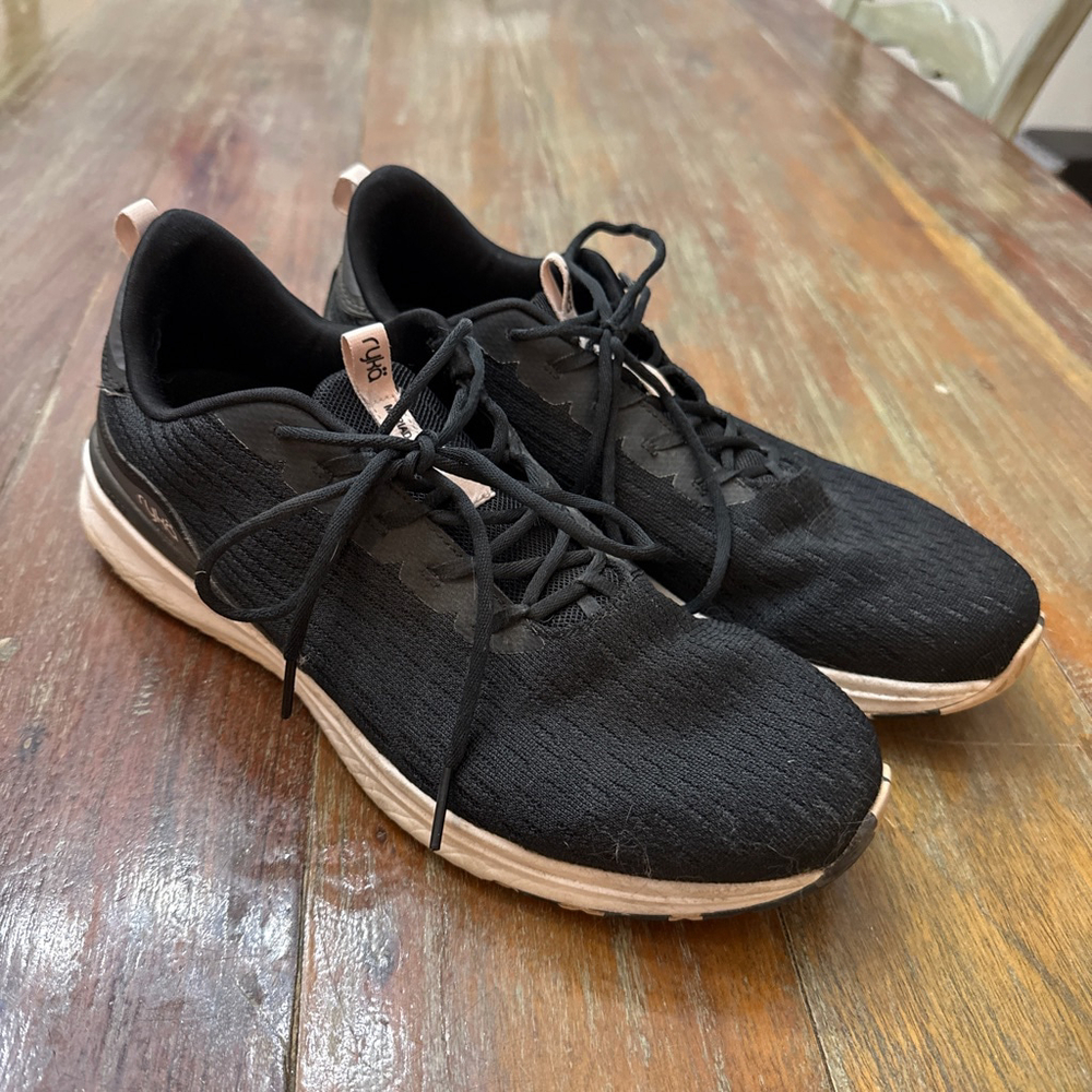 Ryka Black and Pink Myriad Athletic Shoes Size 11